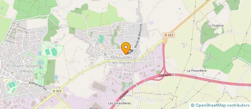 localisation de l'entreprise DIMH OCEANE  RIVES-DU-LOIR-EN-ANJOU