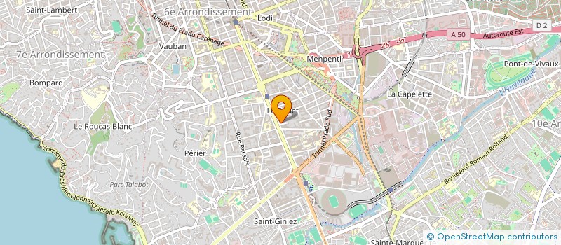 localisation de l'entreprise DIMI à MARSEILLE