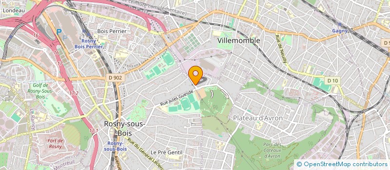 localisation de l'entreprise DIMI BAT à ROSNY SOUS BOIS