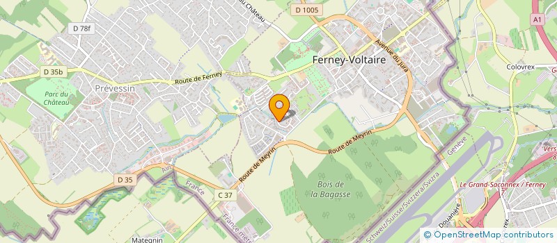 localisation de l'entreprise DIMIA SAS à FERNEY-VOLTAIRE