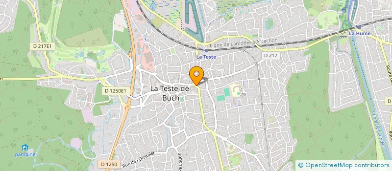 localisation de l'entreprise DIMIC  LA TESTE-DE-BUCH