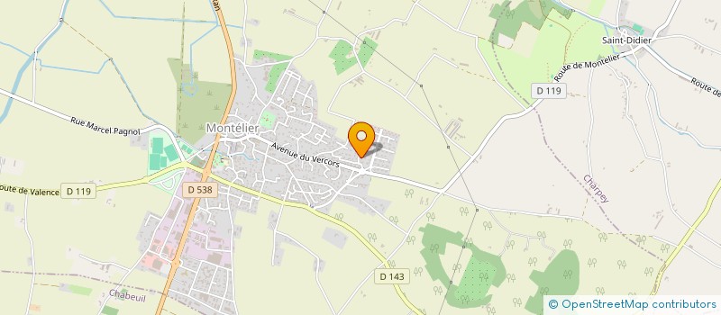 localisation de l'entreprise DIMICLAU à MONTELIER