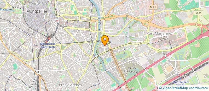 localisation de l'entreprise DIMIFI à MONTPELLIER