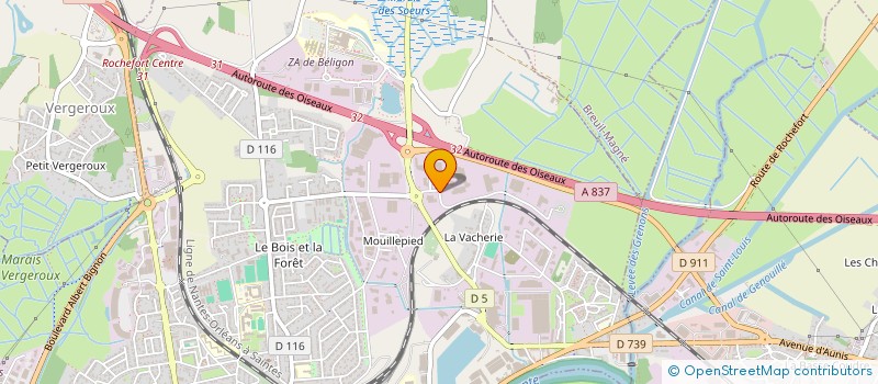 localisation de l'entreprise DIMINDIS  ROCHEFORT