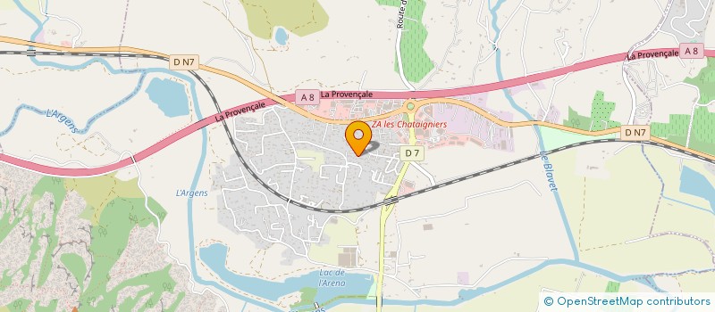 localisation de l'entreprise DIMINU TIF à ROQUEBRUNE-SUR-ARGENS