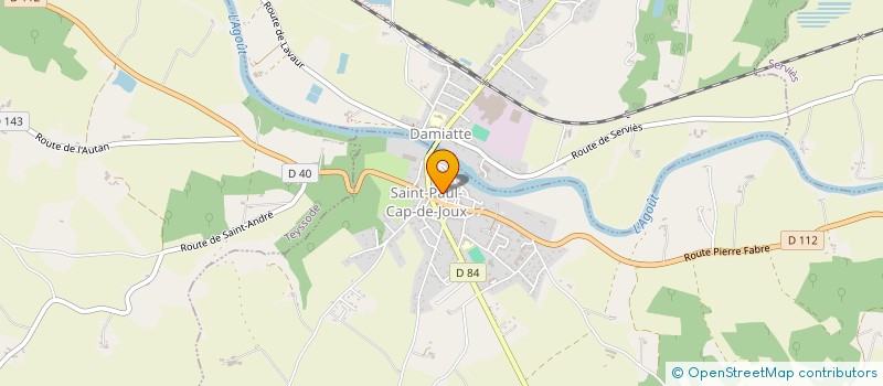 localisation de l'entreprise DIMINU-TIFF  SAINT-PAUL-CAP-DE-JOUX