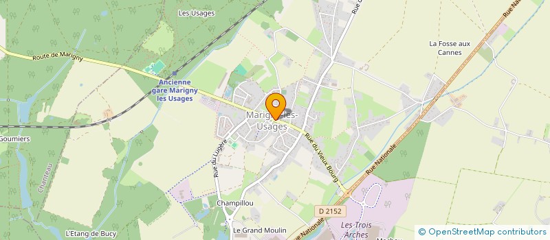 localisation de l'entreprise DIMINU'TIFF à MARIGNY-LES-USAGES
