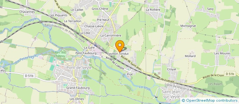 localisation de l'entreprise DIMISO  SAINT-JEAN-SUR-VEYLE