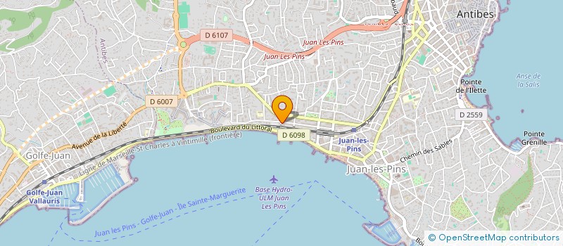 localisation de l'entreprise DIMITRI à ANTIBES