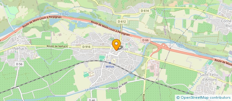 localisation de l'entreprise DIMITRI  MILLAS