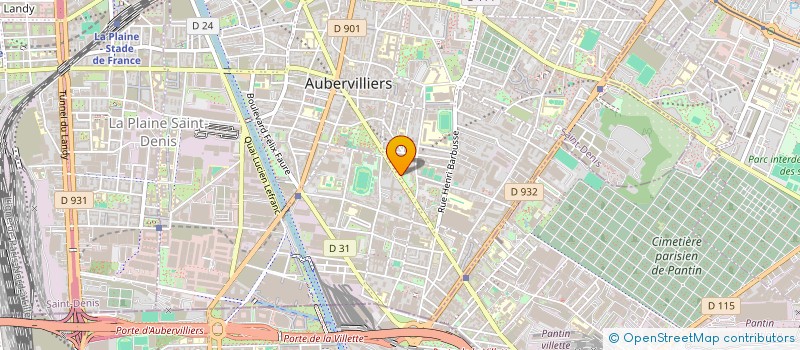 localisation de l'entreprise DIMITRI à AUBERVILLIERS