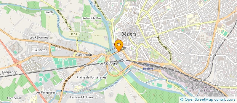 localisation de l'entreprise DIMITRI  BEZIERS