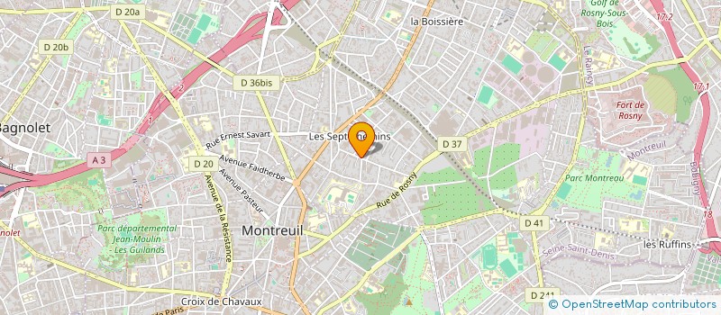 localisation de l'entreprise DIMITRI & COMPANY à MONTREUIL