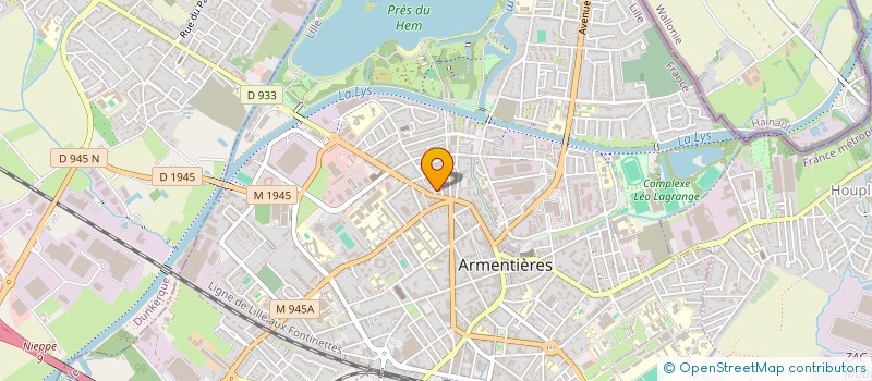 localisation de l'entreprise DIML à ARMENTIERES