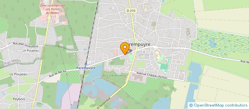 localisation de l'entreprise DIMLOC  LUDON-MEDOC