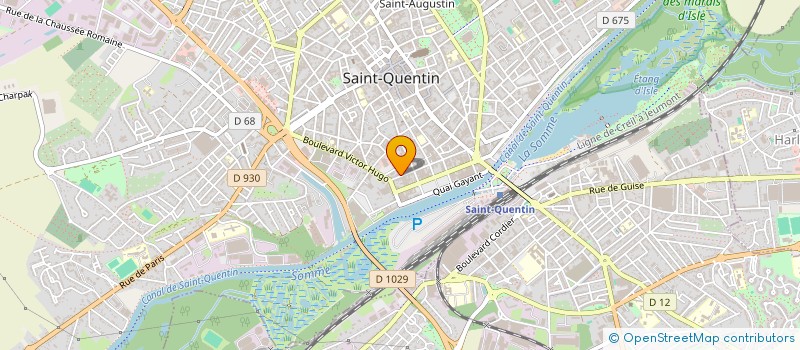 localisation de l'entreprise DIMMO à SAINT-QUENTIN