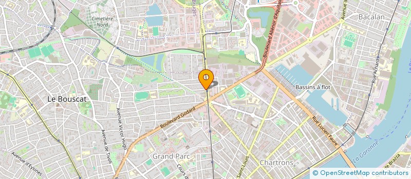 localisation de l'entreprise DIMMO-IMMO  LE BOUSCAT