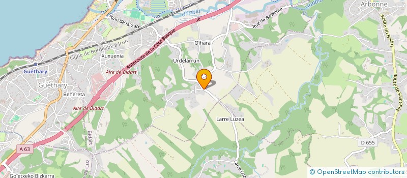 localisation de l'entreprise DIMO  BIDART