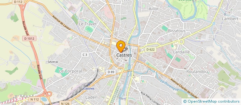 localisation de l'entreprise DIMO  CASTRES