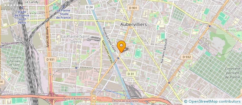 localisation de l'entreprise DIMO  AUBERVILLIERS