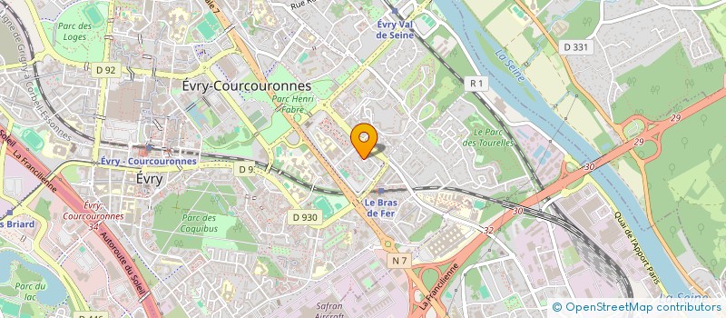 localisation de l'entreprise DIMO & NJEUNOU IMMOBILIER à EVRY-COURCOURONNES