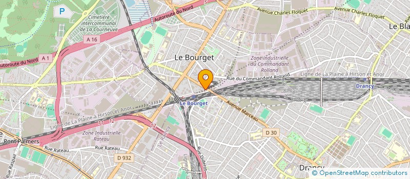 localisation de l'entreprise DIMOBAT à LE BOURGET