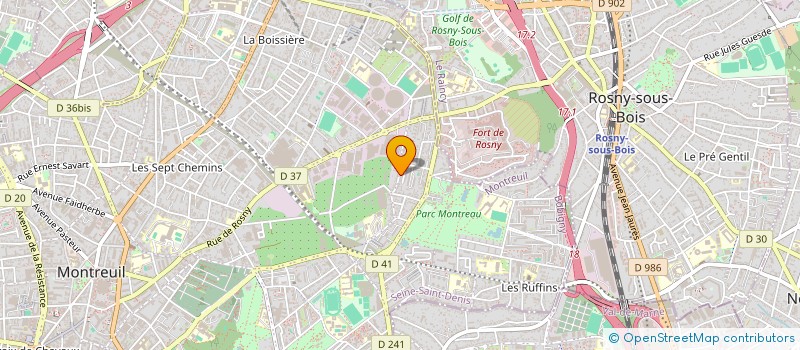 localisation de l'entreprise DIMOBAT à MONTREUIL