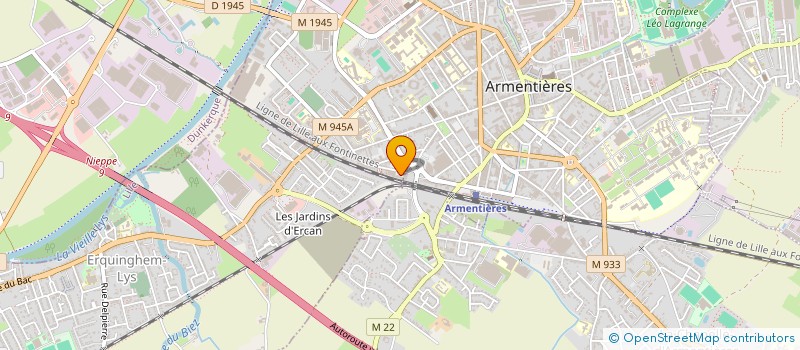 localisation de l'entreprise DIMOBRI à ARMENTIERES