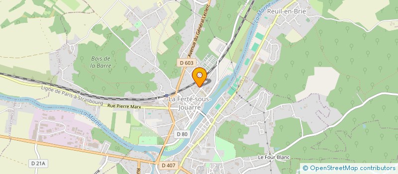localisation de l'entreprise DIMOCRIT  LA FERTE-SOUS-JOUARRE