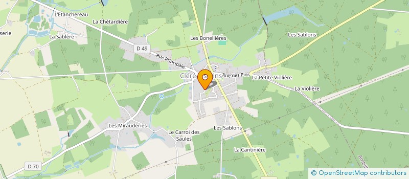 localisation de l'entreprise DIMODIAG  CLERE-LES-PINS