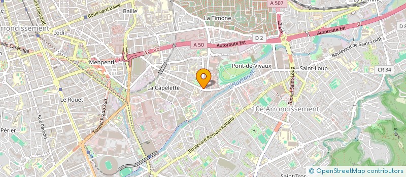 localisation de l'entreprise DIMONA  MARSEILLE