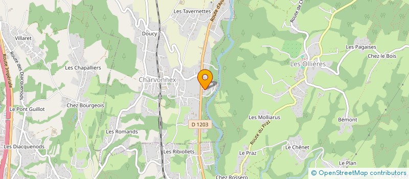 localisation de l'entreprise DIMOPILOU  CHARVONNEX