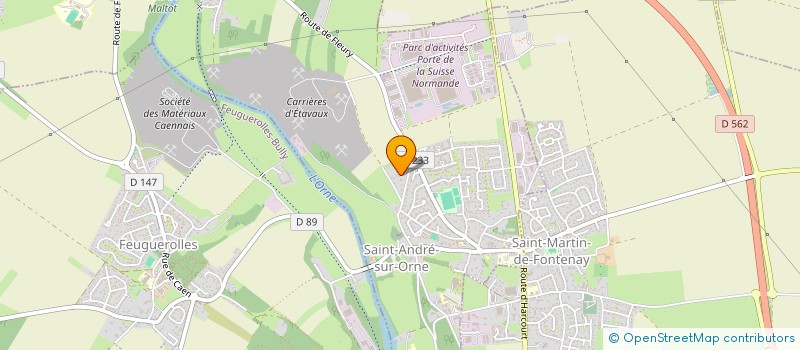 localisation de l'entreprise DIMOPOULOS à SAINT-ANDRE-SUR-ORNE