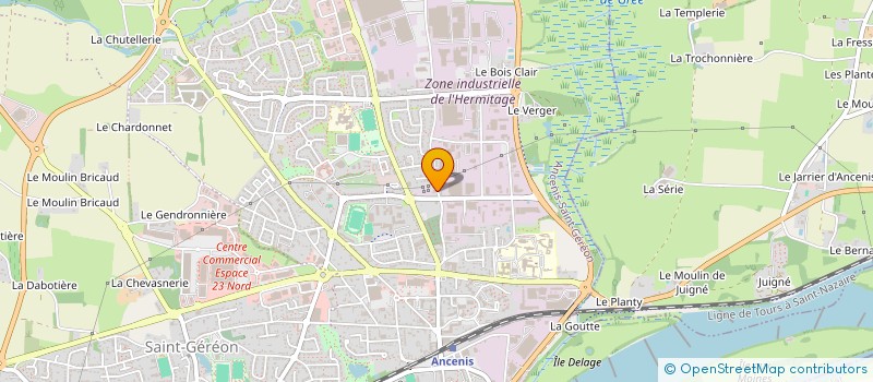 localisation de l'entreprise DIMOS à ANCENIS-SAINT-GEREON