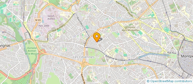 localisation de l'entreprise DIMOTEC CONTROLES à MONTPELLIER