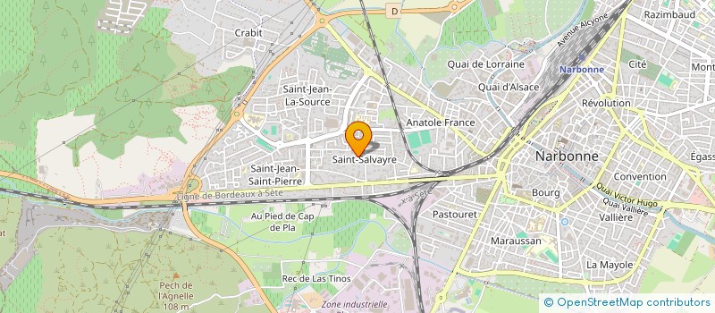 localisation de l'entreprise DIMOTECH à NARBONNE