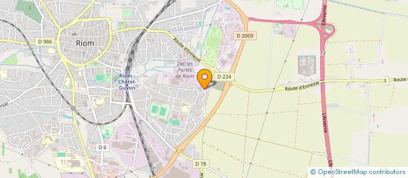 localisation de l'entreprise DIMP  RIOM