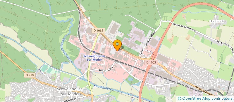 localisation de l'entreprise DIMPLEX SOLUTIONS THERMODYNAMIQUES à SCHWEIGHOUSE-SUR-MODER