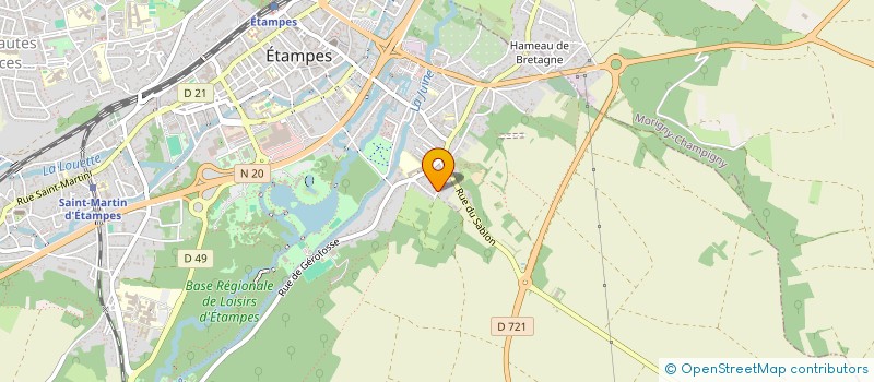 localisation de l'entreprise DIMSUN à ETAMPES