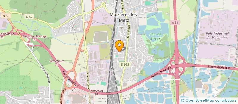 localisation de l'entreprise DIN  MAIZIERES-LES-METZ