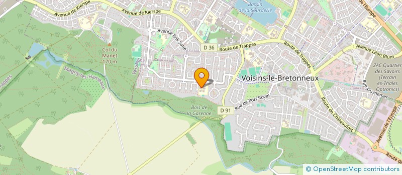 localisation de l'entreprise DIN  VOISINS-LE-BRETONNEUX