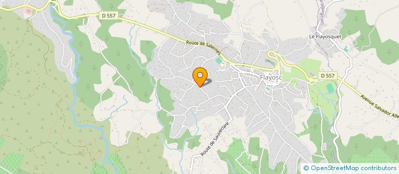 localisation de l'entreprise DIN AZUR CONSTRUCTION  FLAYOSC