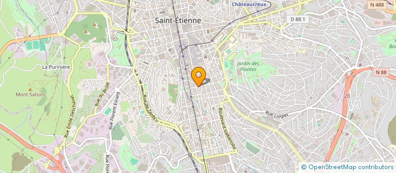 localisation de l'entreprise DIN DISTRIBUTION  SAINT-ETIENNE