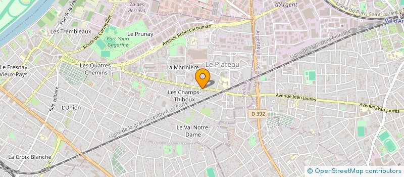 localisation de l'entreprise DIN GRACE ROSINE  SARTROUVILLE