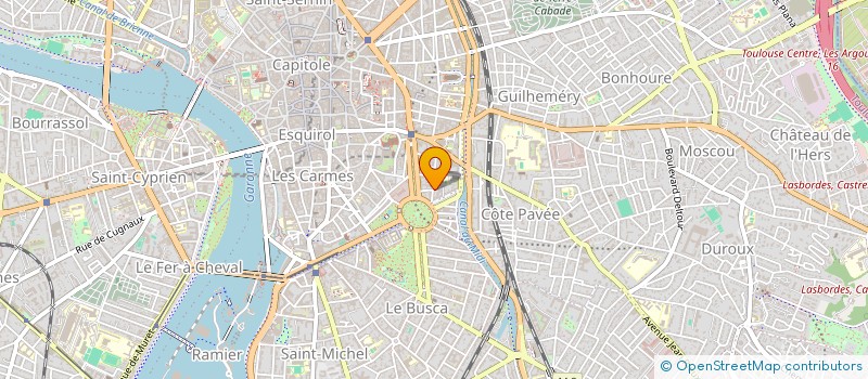 localisation de l'entreprise DINA  TOULOUSE