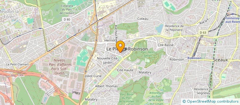 localisation de l'entreprise DINA à LE PLESSIS-ROBINSON