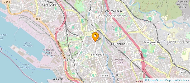localisation de l'entreprise DINA à MARSEILLE