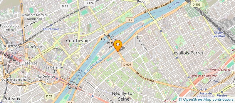 localisation de l'entreprise DINA à NEUILLY-SUR-SEINE