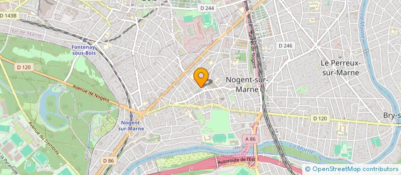 localisation de l'entreprise DINA à NOGENT-SUR-MARNE