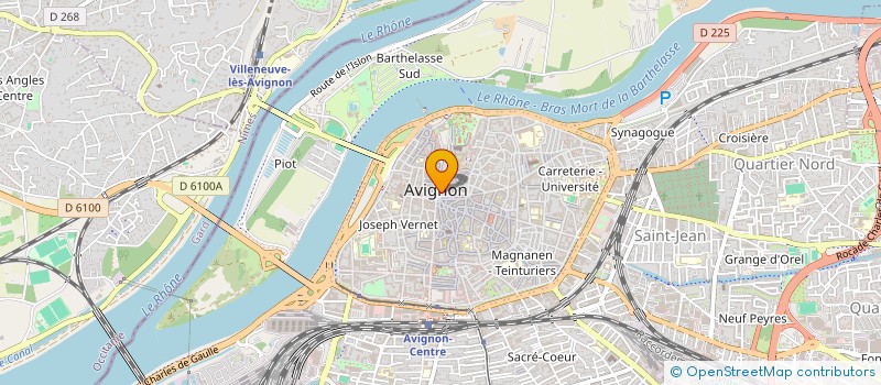 localisation de l'entreprise DINA  AVIGNON